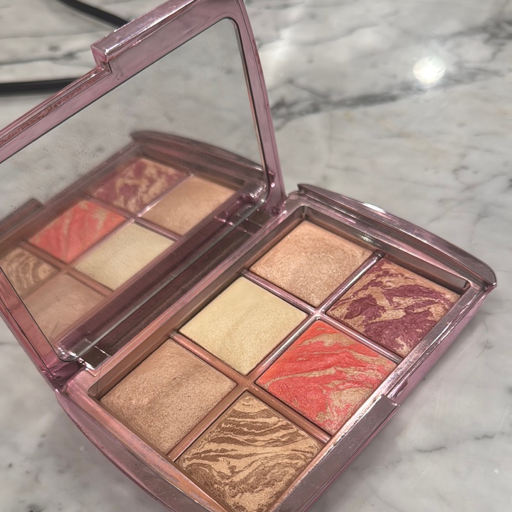 Hourglass Pink and Orange Blush Palette Radiant Glow